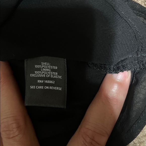 Torrid Sheer Stars Smocked Waist Crinkle Chiffon Sheer Puff Sleeve Black 2X - Picture 9 of 10